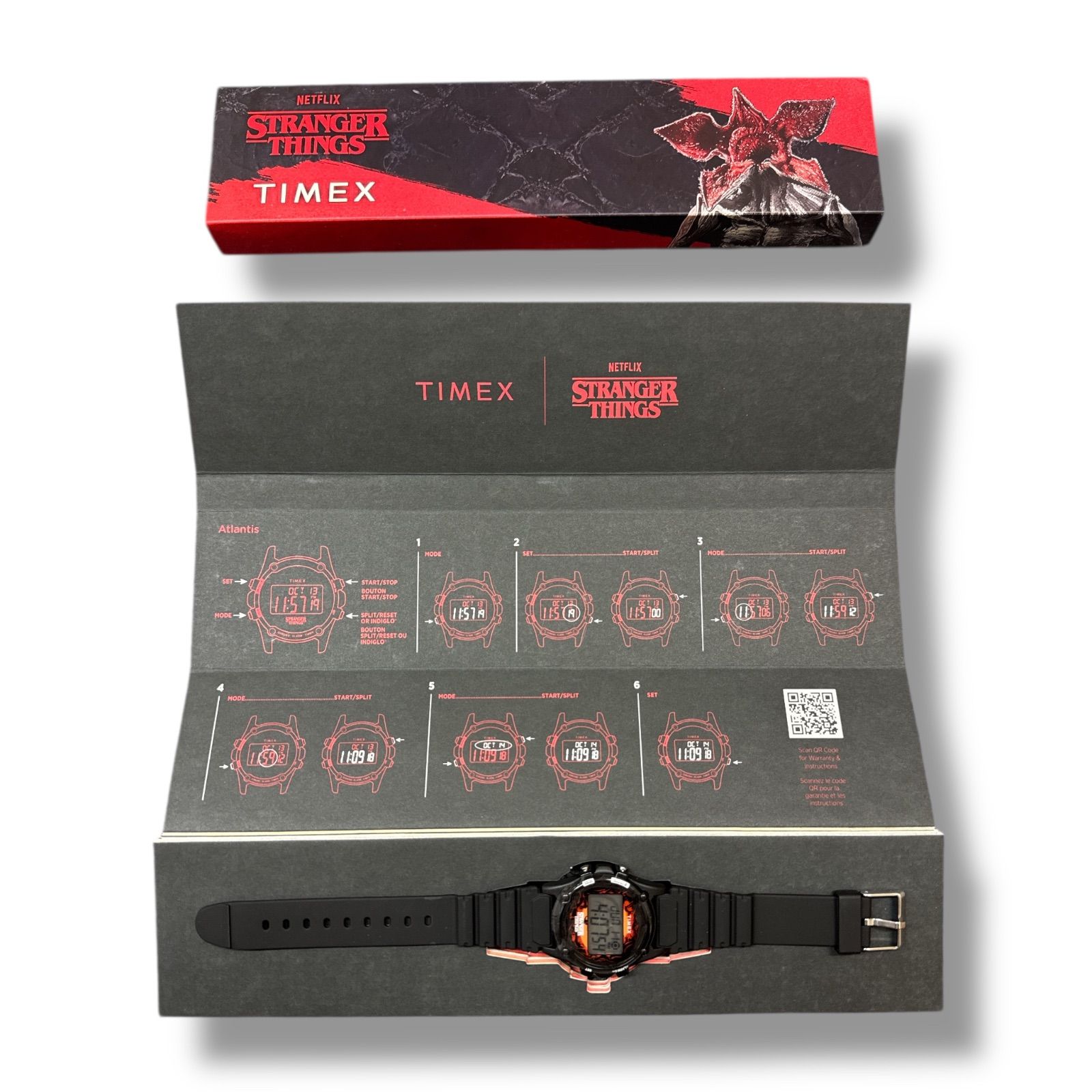 参考上代14300円 未使用品 TIMEX × STRANGER THINGS アトランティス