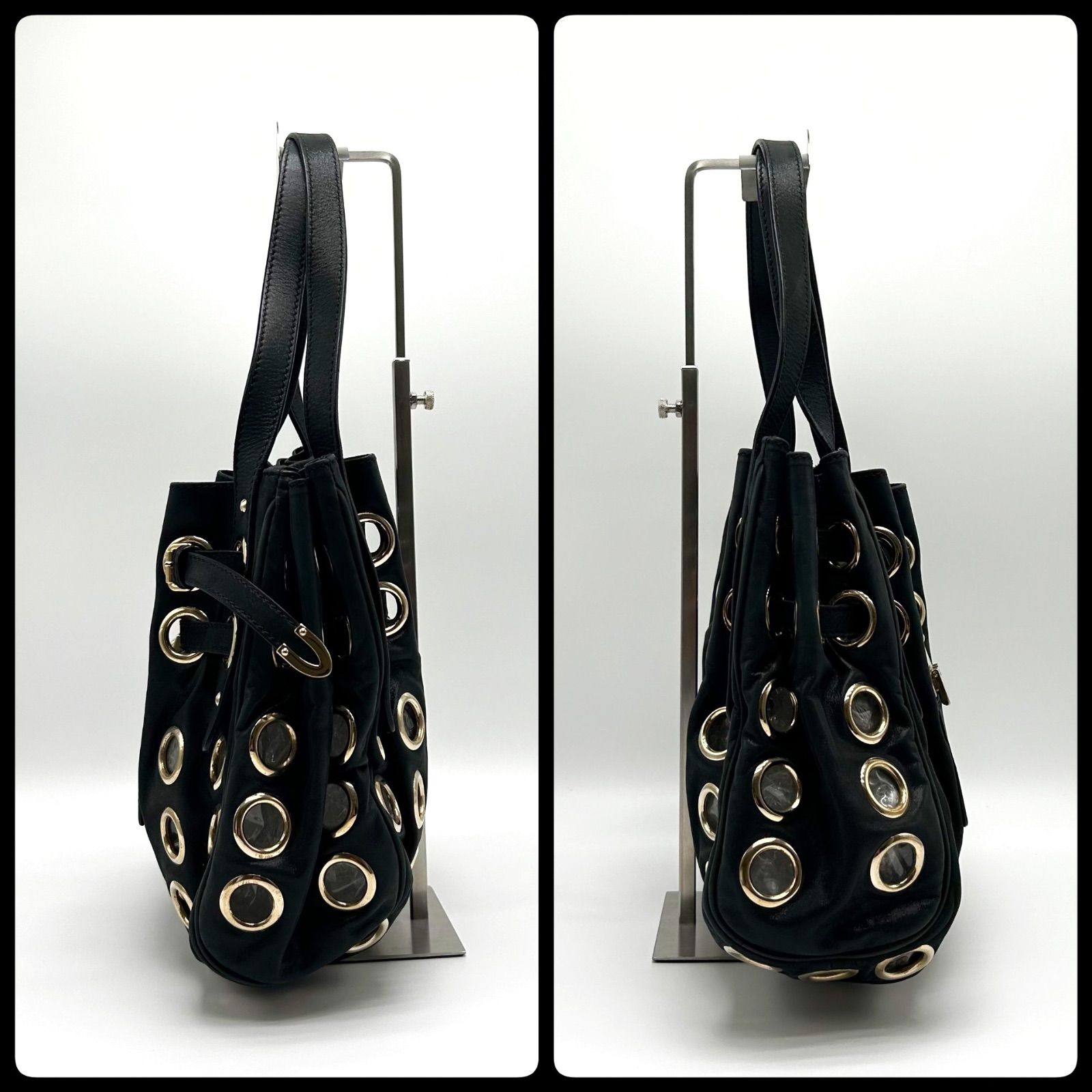 希少 極美品 JIMMY CHOO ジミーチュウ RAMONA ラモナ トートバッグ 