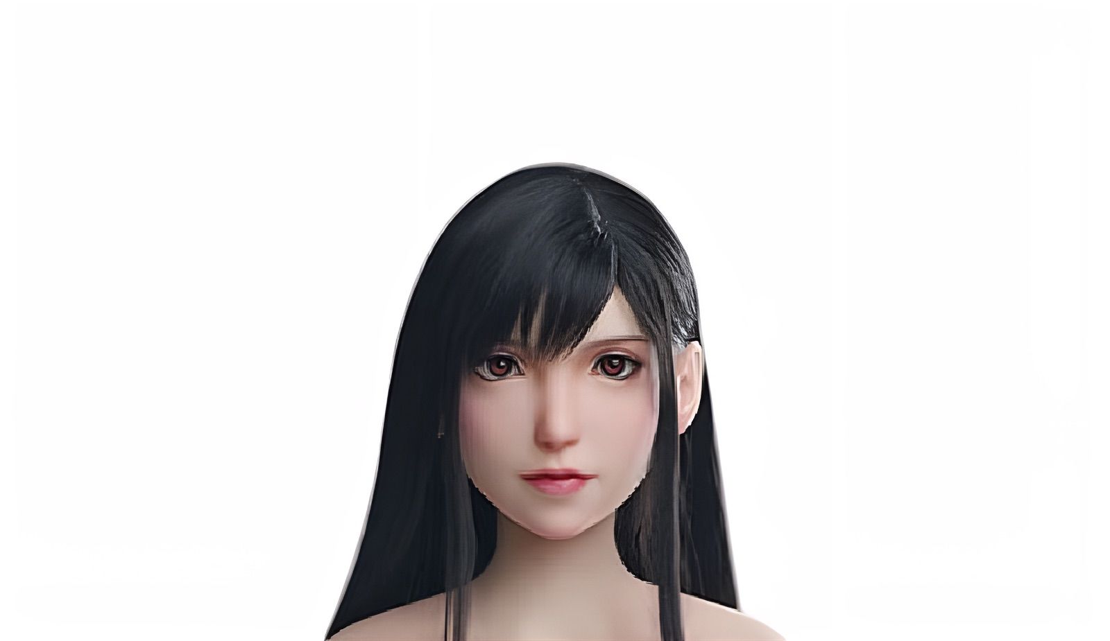 1/6 フィギュア ヘッド 12インチ FF ティファ 幼少期モデル 手仕上げ