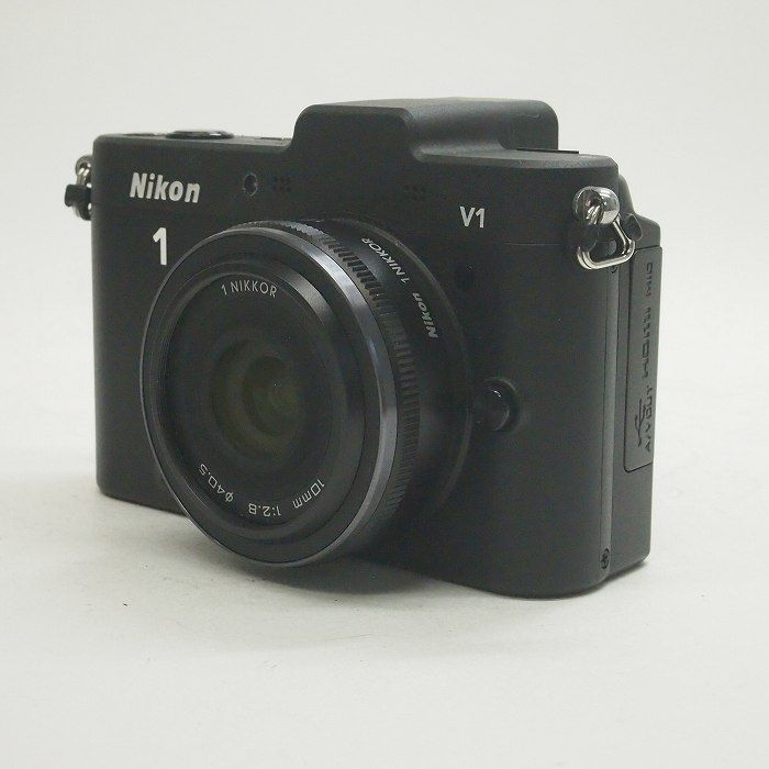 ニコン Nikon ニコン1 V1 薄型レンズ 10|2.8 キット ブラック