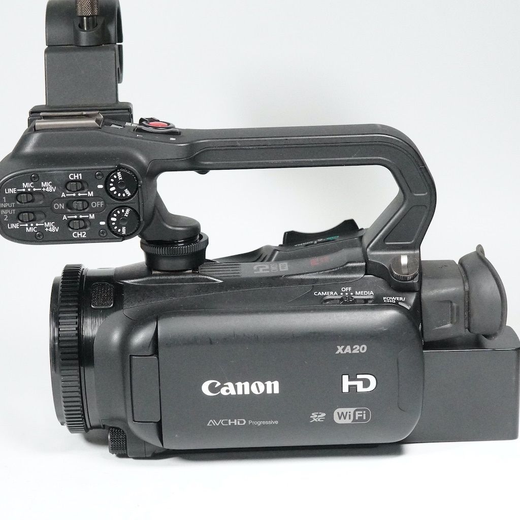 美品 Canon XA20 業務用フルHDビデオカメラ ハンドルユニット付き 美品 Canon XA20 業務用フルHDビデオカメラ ハンドルユニット付き