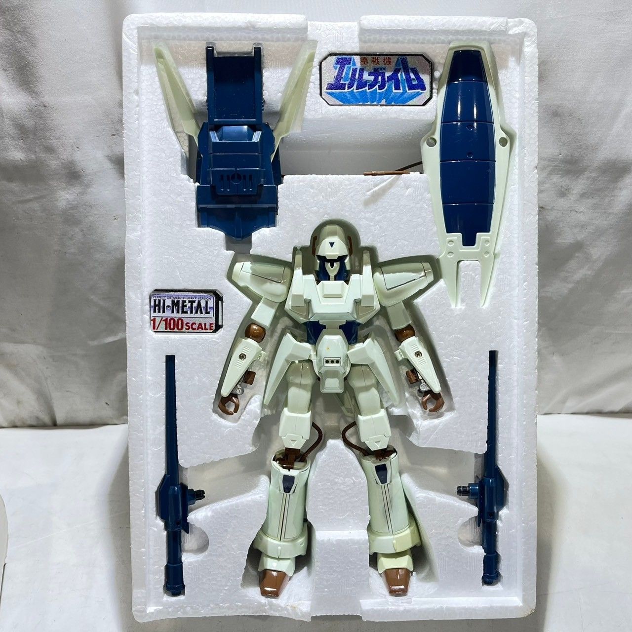 中古 初版 バンダイ 重戦機　エルガイム 1/100 ハイメタル  当時 バンダイ, ハイメタルエルガイム, 1/100, 中古 ハイメタルエルガイム