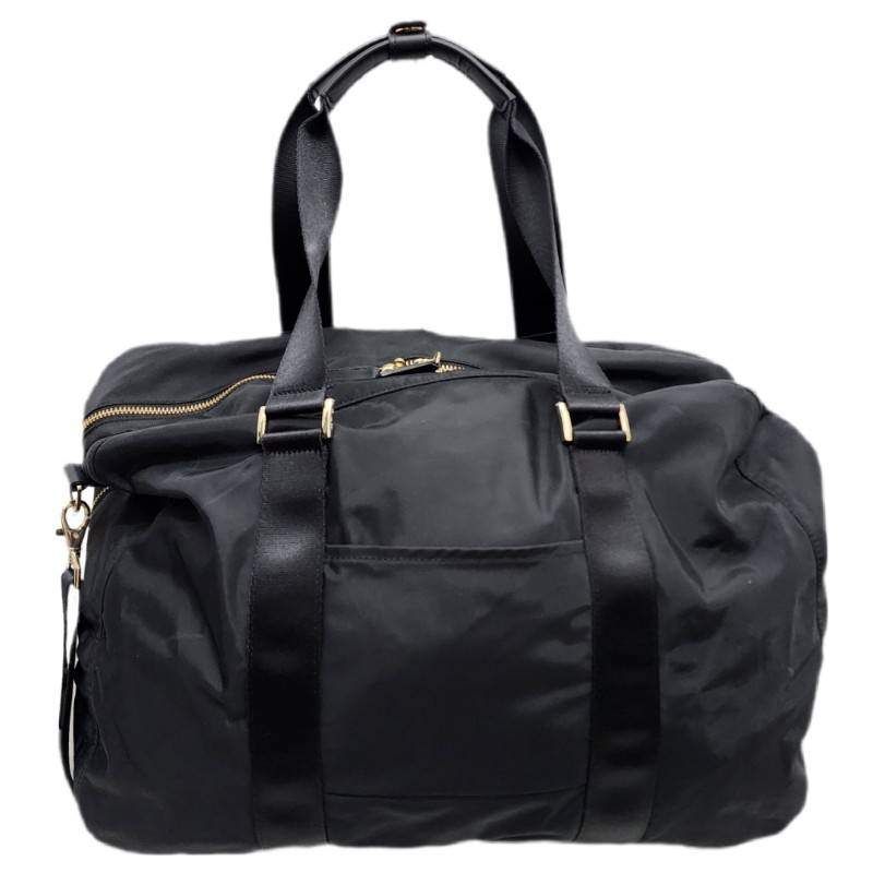 agnes b VOYAGE ボストンバッグ 2Way ハンドバッグ ブラック