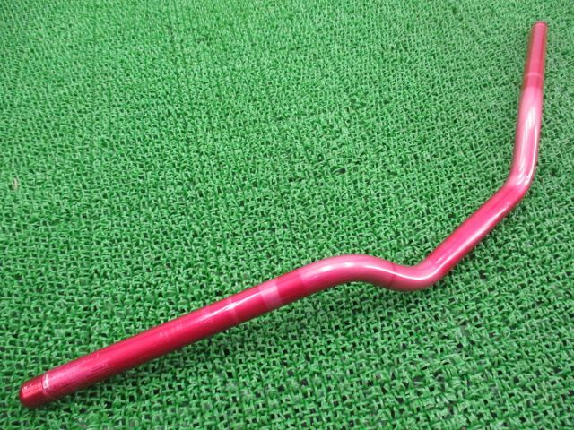 らぶページ CB400SF ハンドル 赤 社外 中古 バイク 部品 コケキズ無し 曲がり無し