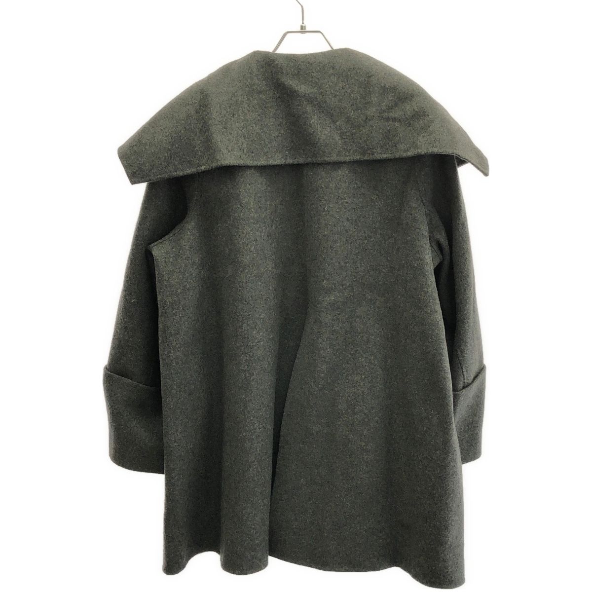 ENFOLD ケープリバーウールコート キャメルブラウン 36サイズ ENFOLD リバーウールケープコート 36 ENFOLD ケープリバーウールコート