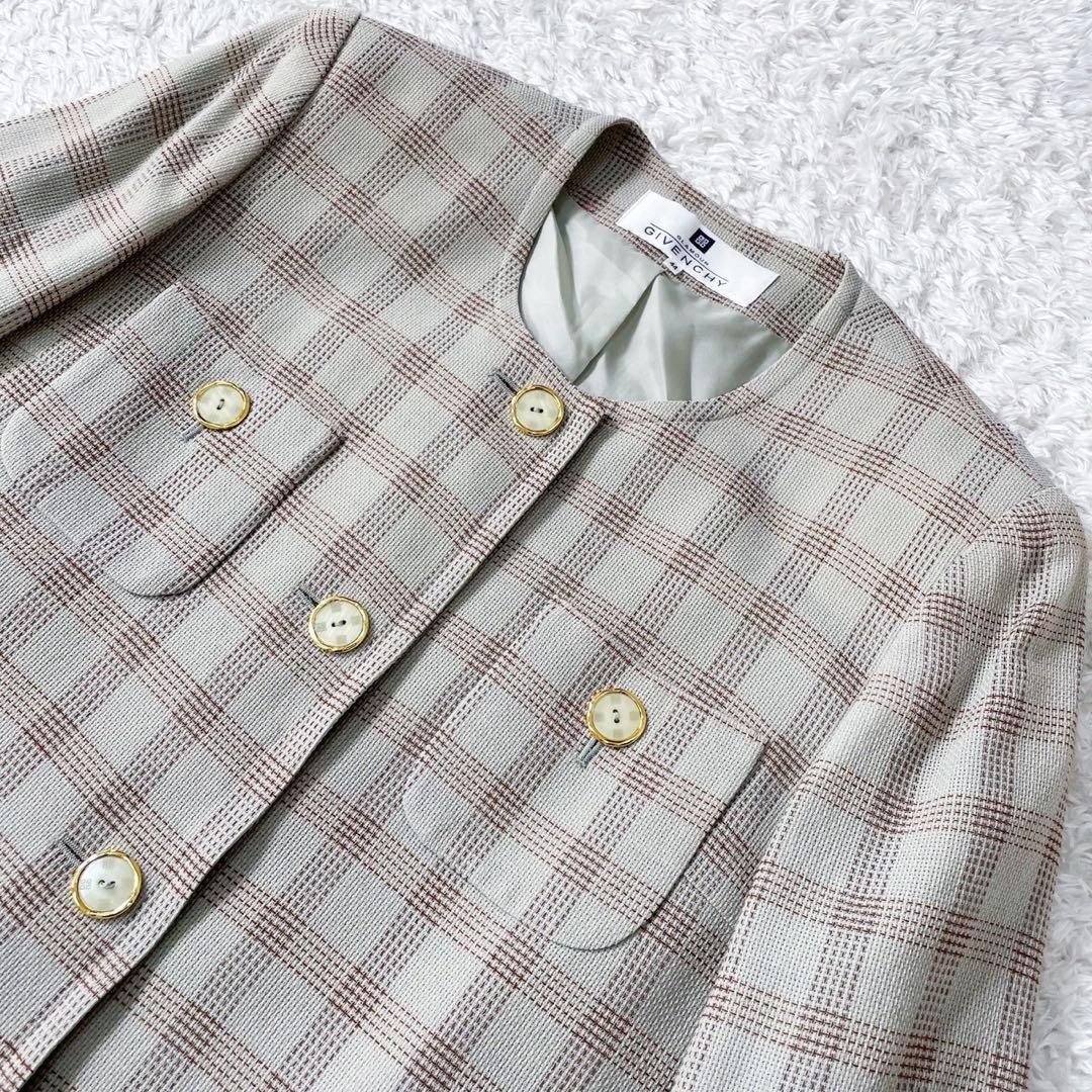 GIVENCHY ジバンシー ノーカラージャケット テーラードジャケット