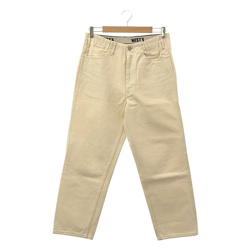 【美品】  WESTOVERALLS / ウエストオーバーオールズ | 801S / ホワイトデニムパンツ | 31 | エクリュ | メンズ
