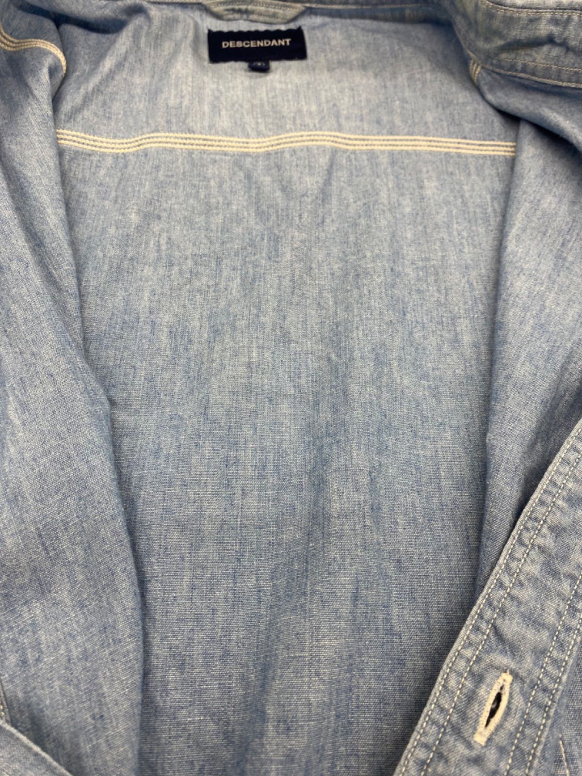 68.DESCENDANT 20SS VANNING CHAMBRAY SHIRT - メルカリ