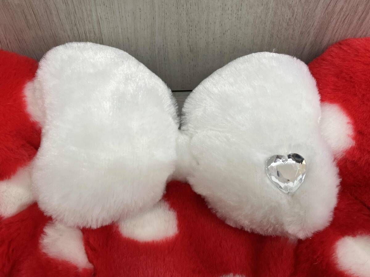 ディズニー ミニー ファンキャップ 水玉ドット レア 白黒 東京