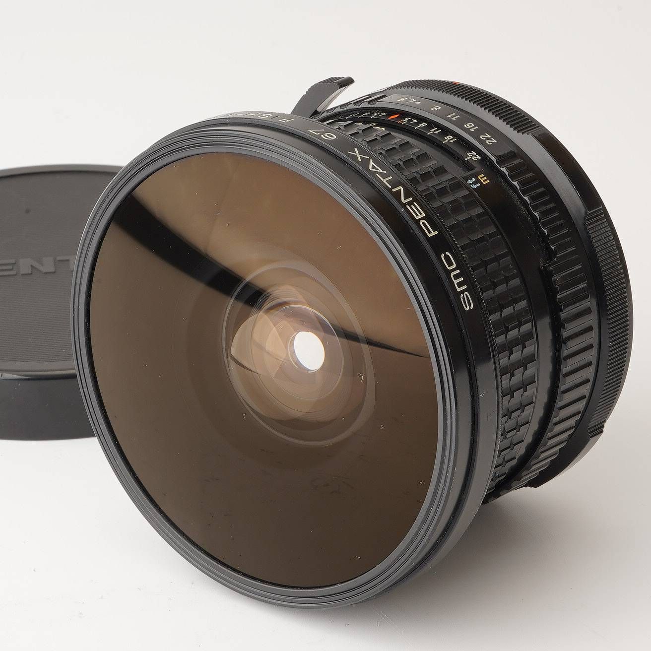 ペンタックス67用 TAKUMAR ショップ フィッシュアイ35mm f4.5 魚眼レンズ