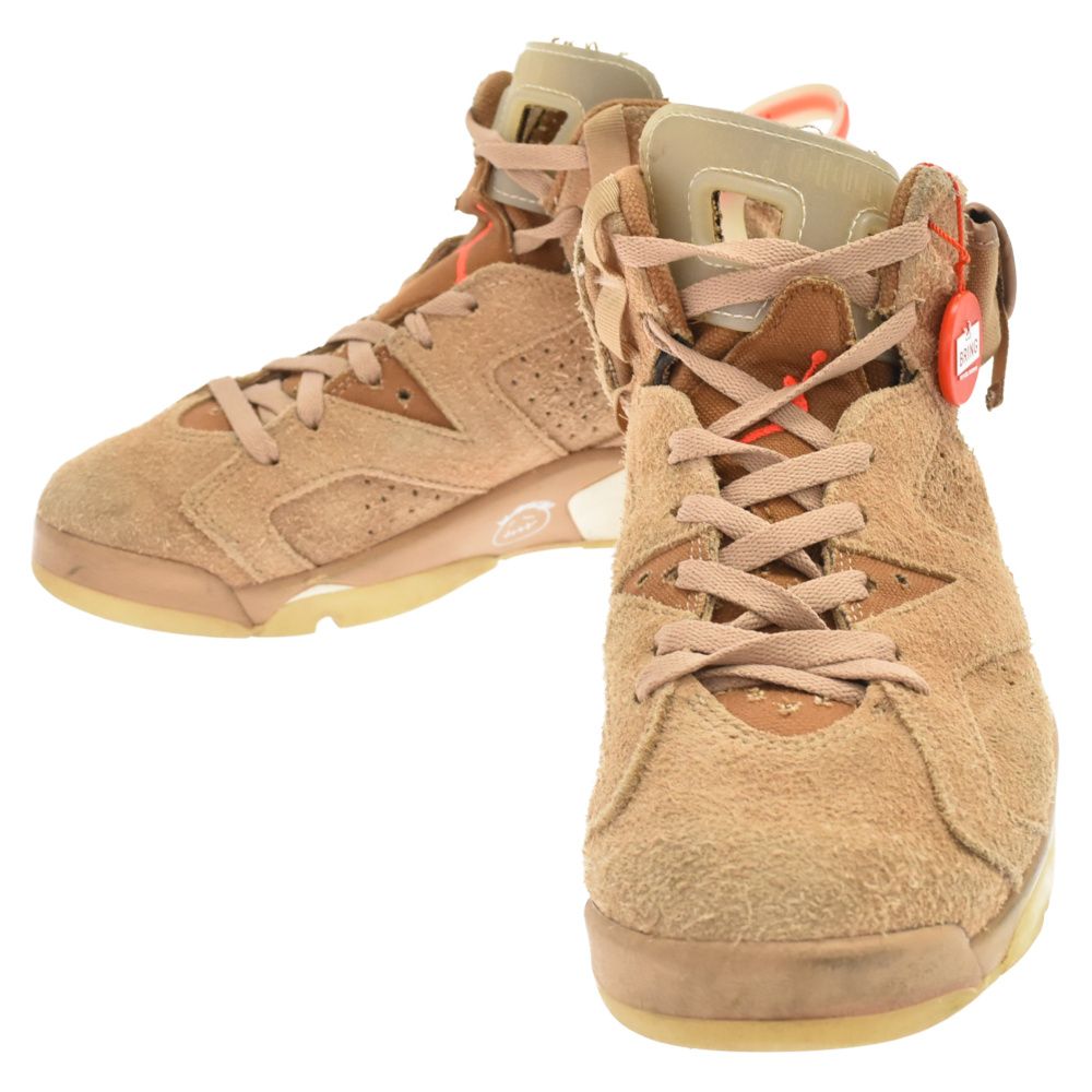 NIKE ナイキ ×TRAVIS SCOTT AIR JORDAN 6 RETRO SP BRITISH KAHKI 