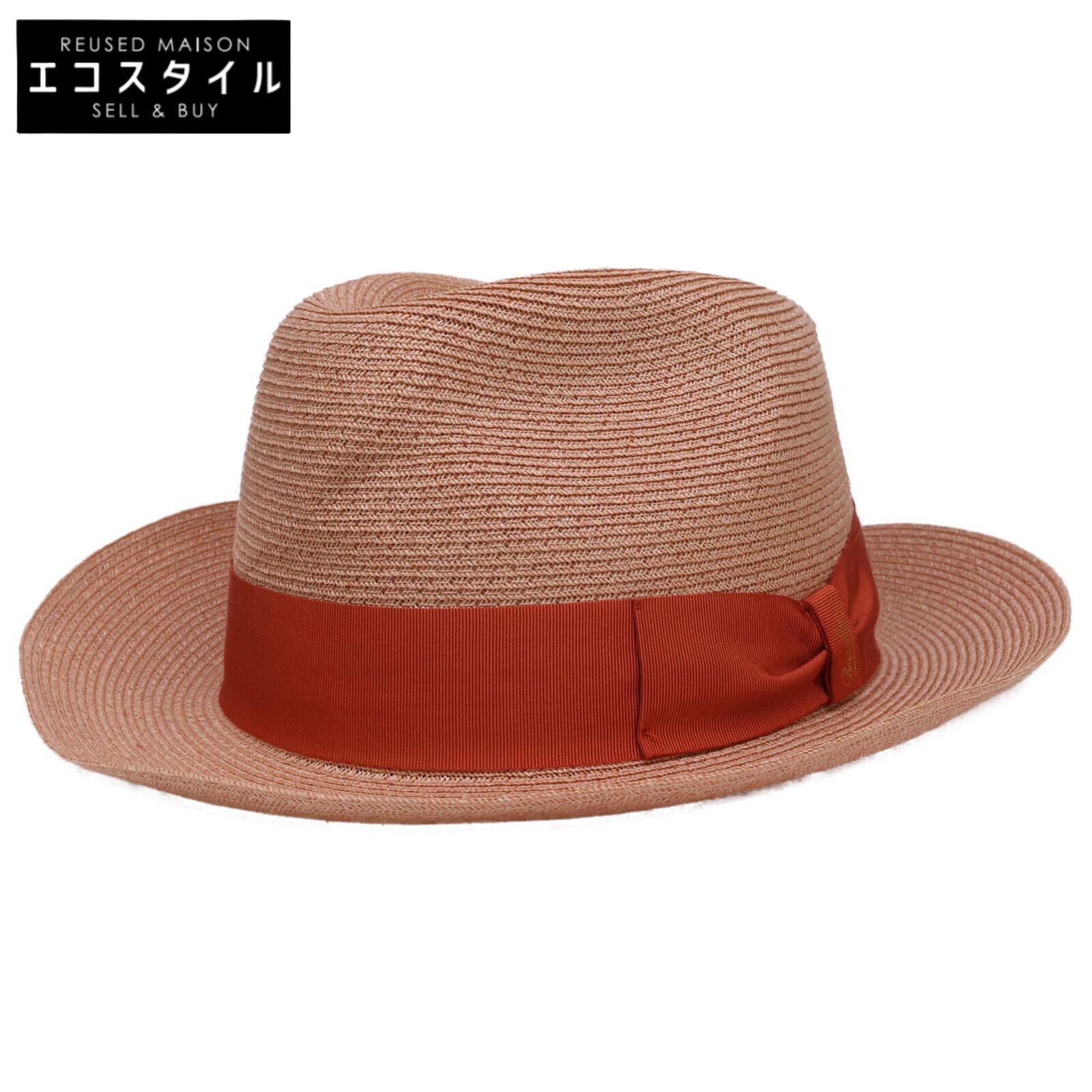Borsalino ボルサリーノ メンズ ストローハット サイズ：58cm
