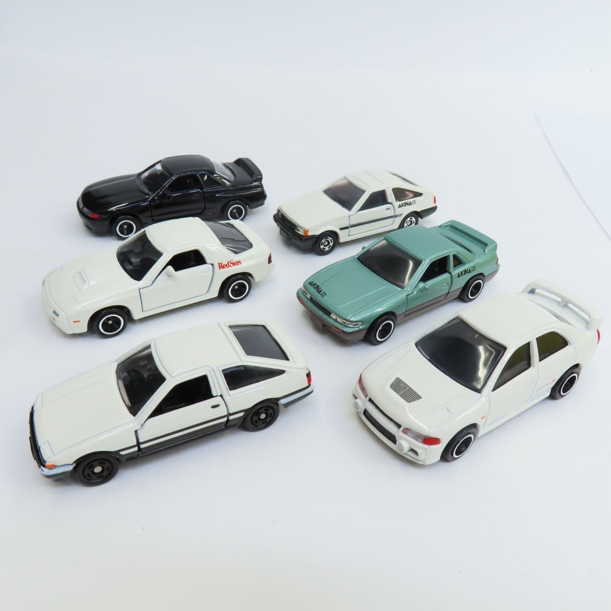 トミカ Initial D 6台セット Vol 1 Takara Tomy - 頭文字D コミックトミカ VOL.1 6台セットの通販