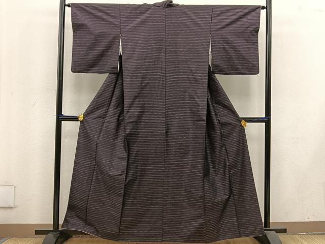 平和屋着物＃道中着　本場大島紬　単衣　総絣　正絹　逸品　BAAU0100gt 平和屋着物＃道中着 本場大島紬 単衣 総絣 正絹 逸品 BAAU0100gt