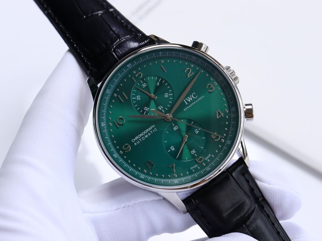 IWC ポートギーゼ メンズクロノグラフ - ケース カード 袋付き｜ ｜