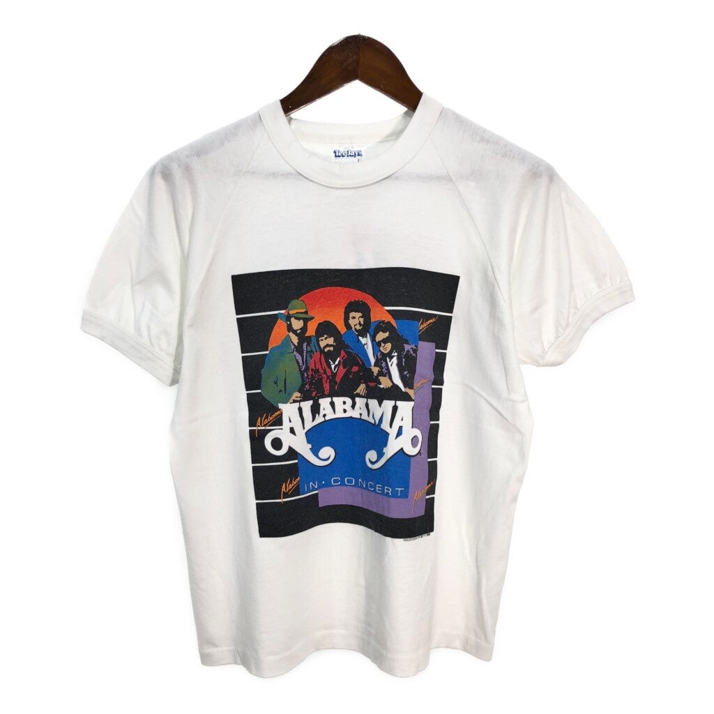 80s ビンテージ ALABAMA アラバマ バンド Tシャツ 80年代 USA製 ALABAMA アラバマ 半袖Tシャツ バンド ホワイト