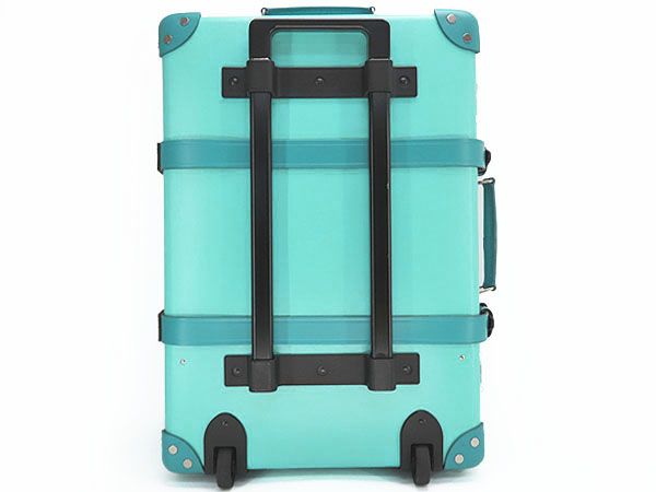 激 超 ティファニー TIFFANY-Co. グローブトロッター GLOBE TROTTER コラボ キャリーオン 34L 2輪 キャリーバッグ キャリーケース トラベルバッグ トロリー トランク ブルー