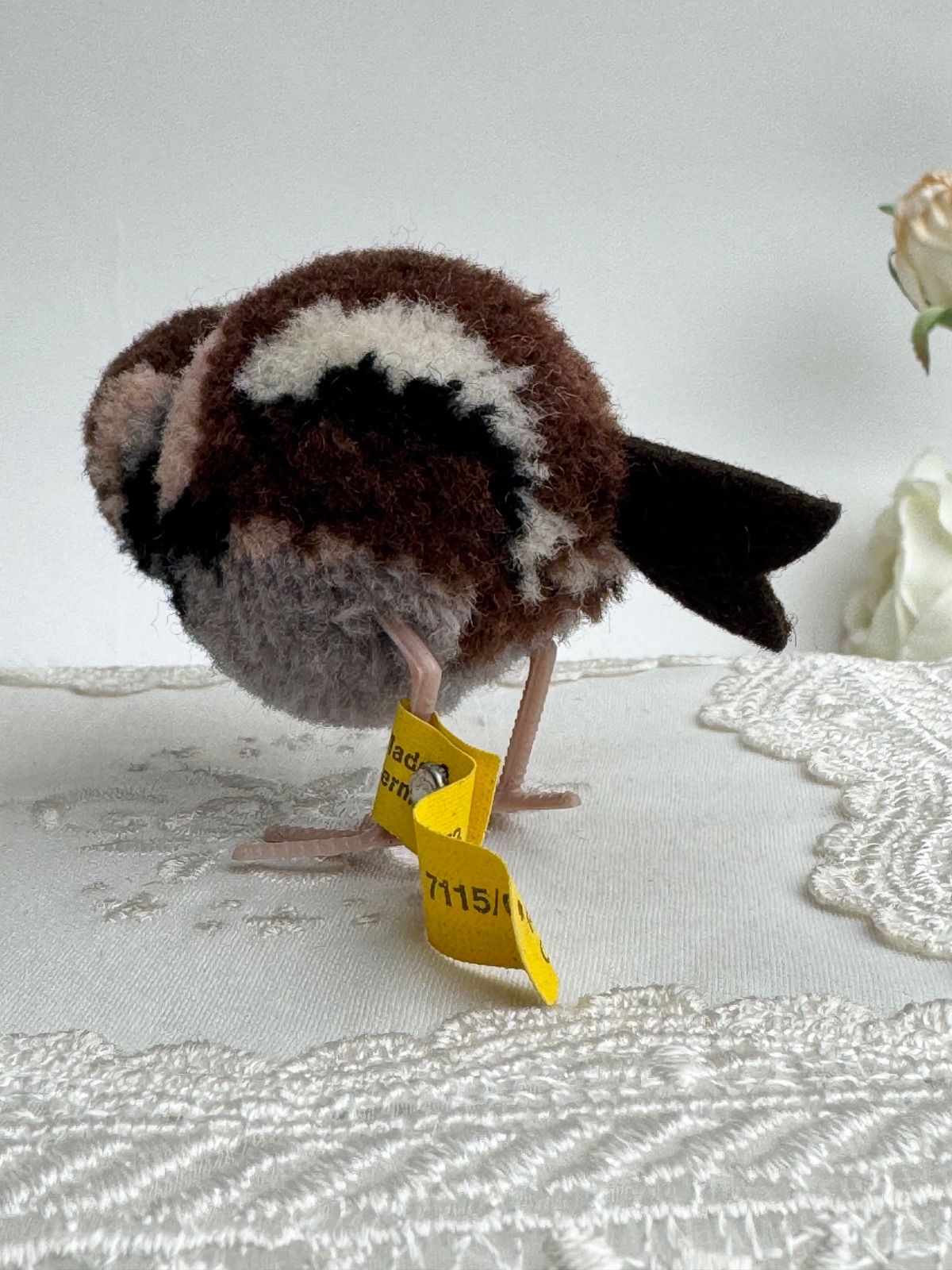 Steiff - シュタイフ★Woolen Bird オールID完品★ぽんぽんバード/ウグイス色 送料無料☆シュタイフ☆Woolen Bird 8㎝ オールID's完品