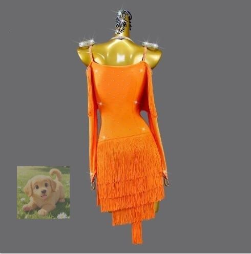 ラテンドレス ダンス練習試合競技用ワンピース