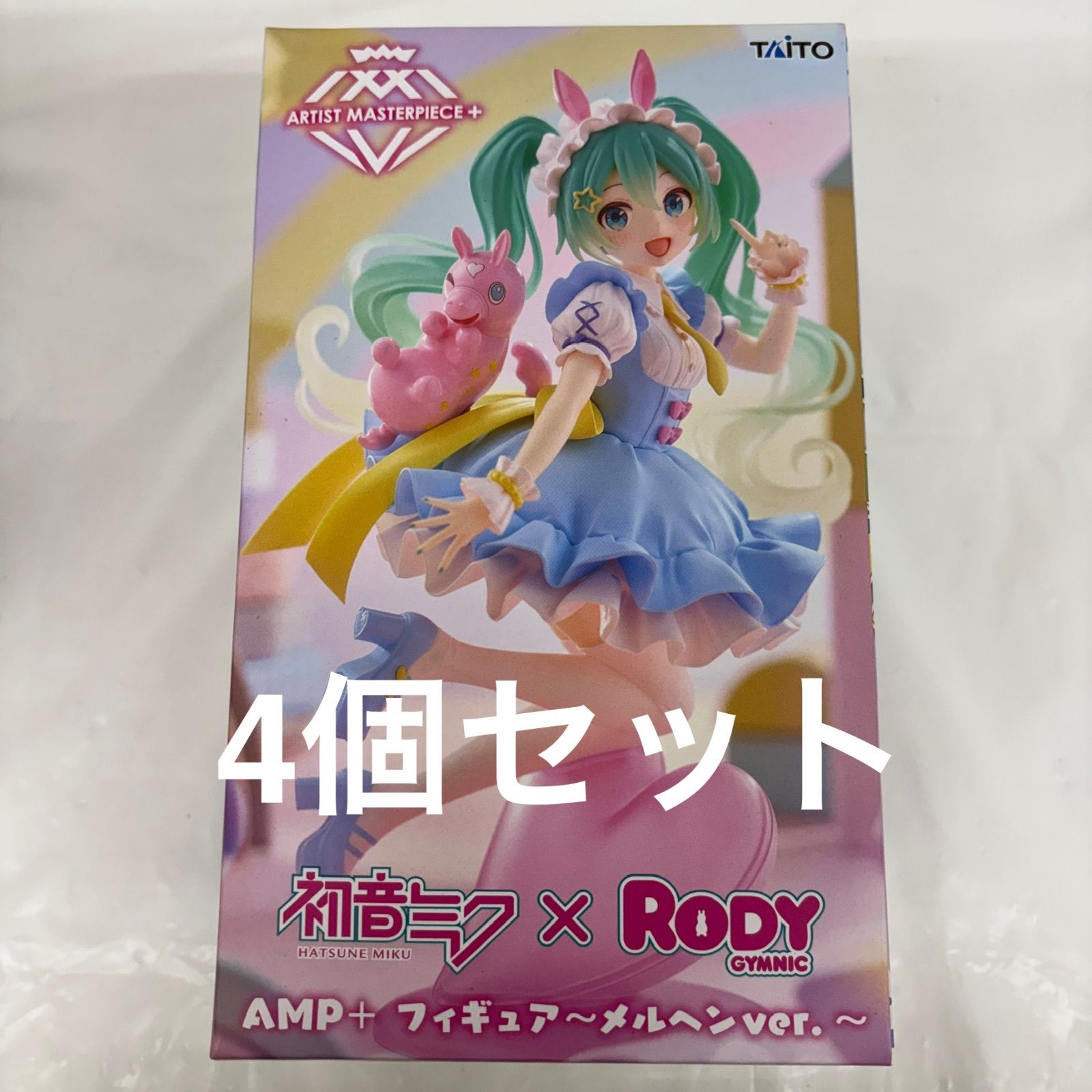 未開封 初音ミク× Rody AMP+フィギュア メルヘンver. 4個セット LF9177
