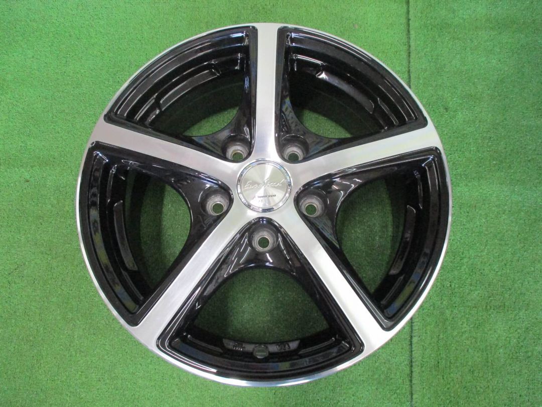 ユーロスピード 6J-15 5H114.3 45 セレナ ラフェスタ シルフィー アイシスなど ホイール 4 本 Y86 大和店