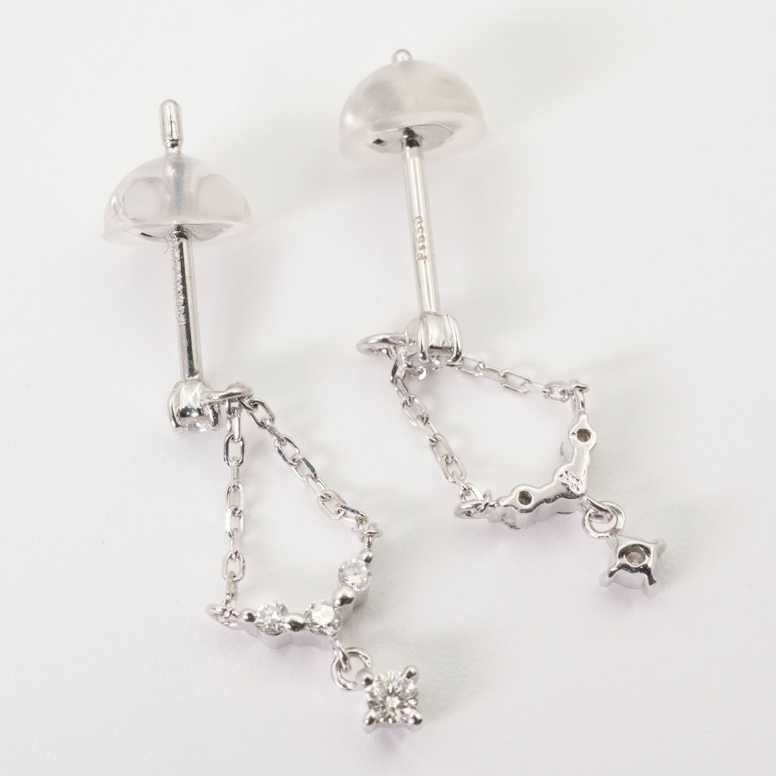 ヴァンドーム青山 ダイヤモンド スイング ドロップ ピアス/24