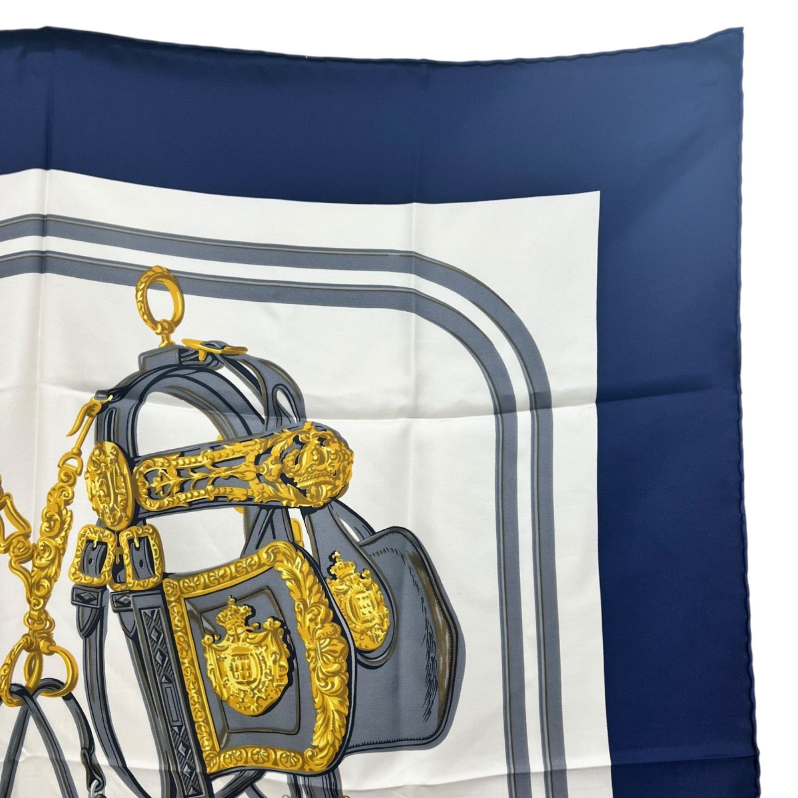 ✨美品✨ HERMES エルメス カレ90 式典の馬勒 BRIDES de GALA スカーフ