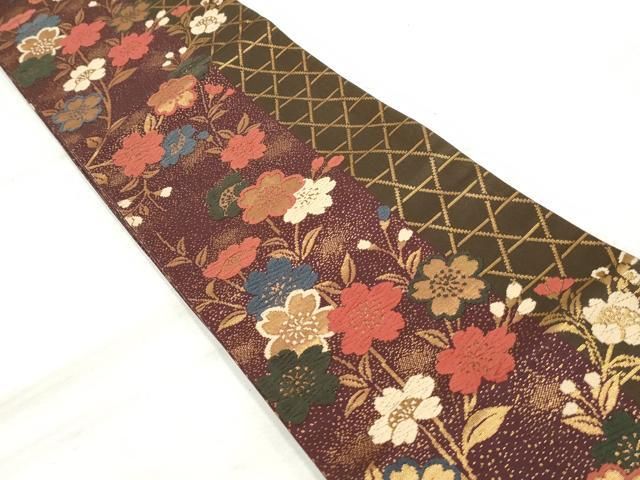 平和屋着物◎半幅帯 唐織 草花間道 金糸 正絹 逸品 DAAV0786qa - メルカリ 