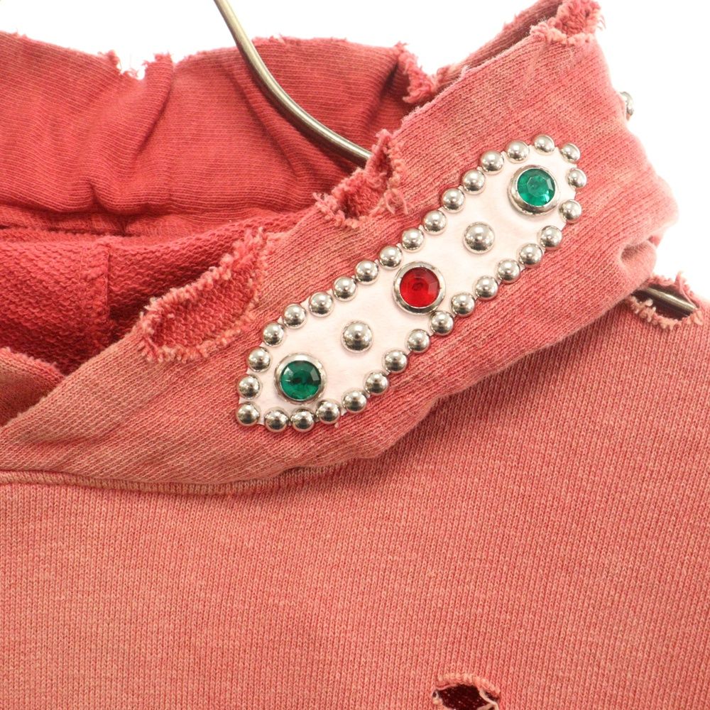 KAPITAL (キャピタル) Studs Thriller Distressed Hoodie