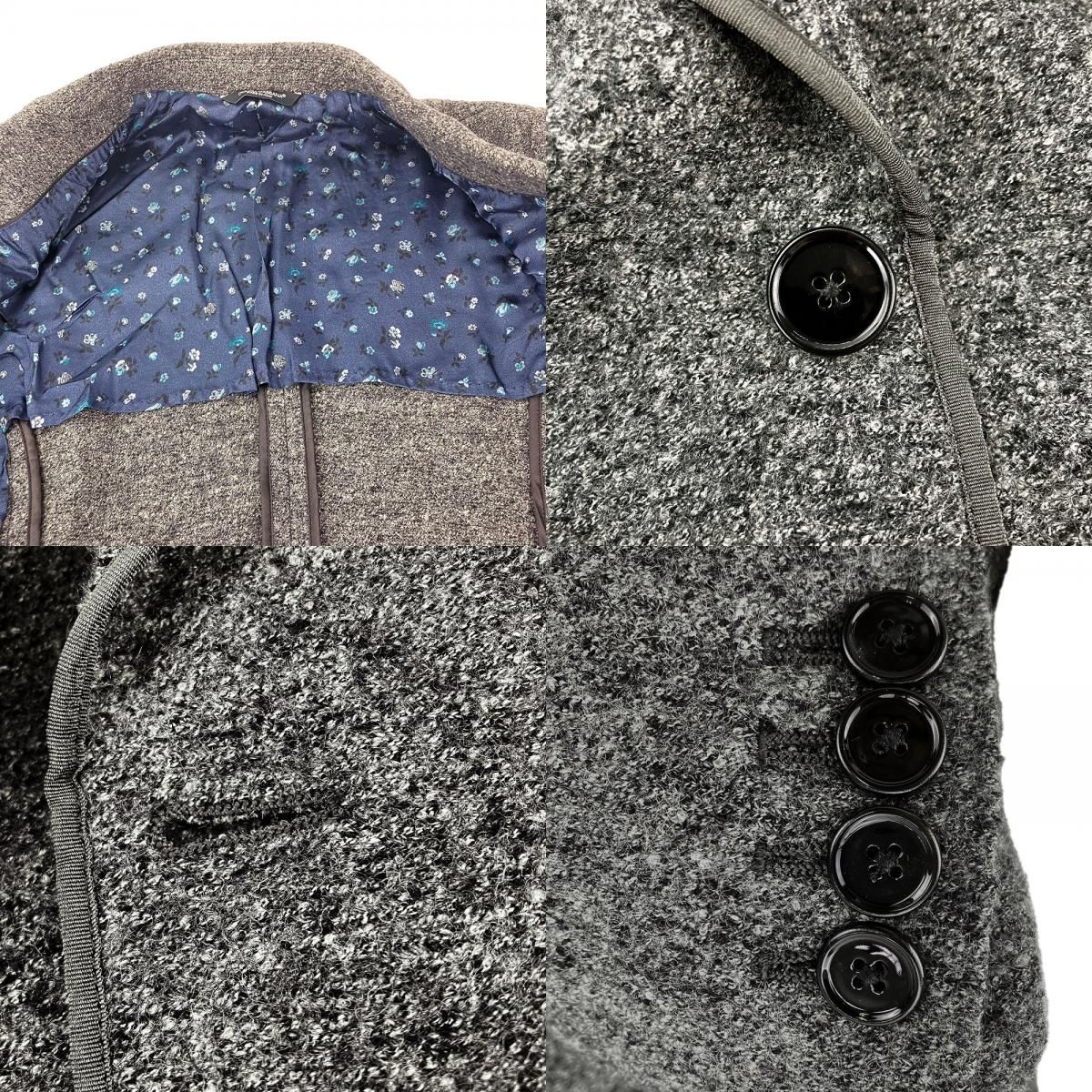 中古 ドルチェアンドガッバーナ テーラードジャケット 46 ウール レーヨン キュプラ グレー 2B アパレル メンズ 男性 DOLCE&GABBANA 中古】 ドルチェアンドガッバーナ テーラードジャケット 46 ウール