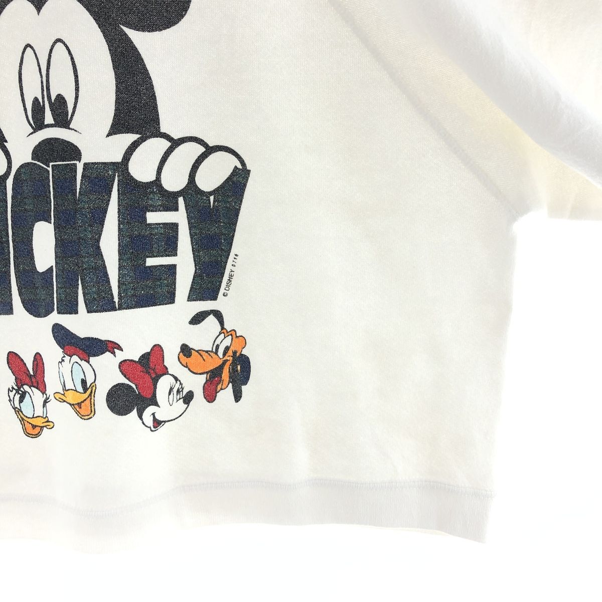 古着 ディズニー MICKEY MOUSE ミッキーマウス キャラクタースウェット 