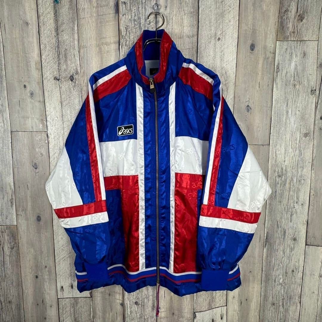 OLD asics 90s アシックス 日本製 ジャージ トラックジャケット L