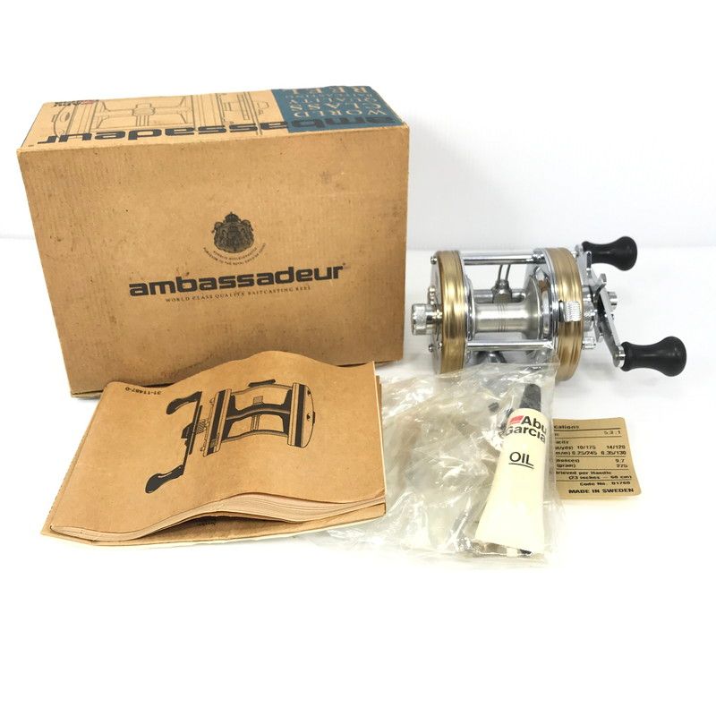 リール ambassadeur CLASSIC GOLD 5500C 中古品】AbuGarcia アブガルシア AMBASSADEUR 5500C クラシック
