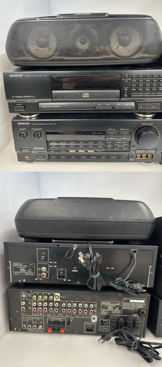 KENWOOD ジャンクデッキセット 店頭引取限定】ジャンク品 KENWOOD ケンウッド スピーカー