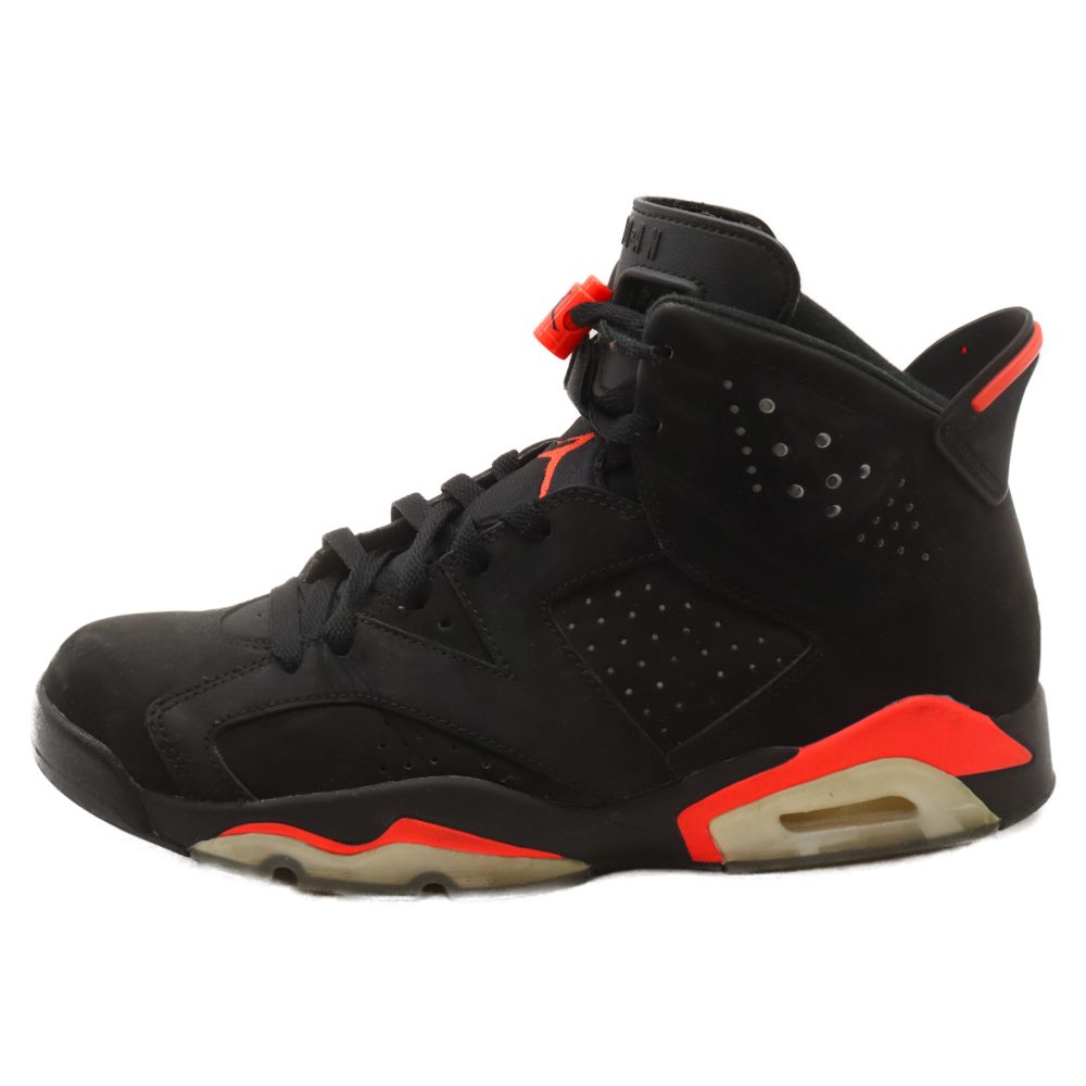 NIKE (ナイキ) AIR JORDAN 6 RETRO INFRARED エアジョーダン6 インフラレッド ハイカットスニーカー ブラック  384664‐023 US10/28cm