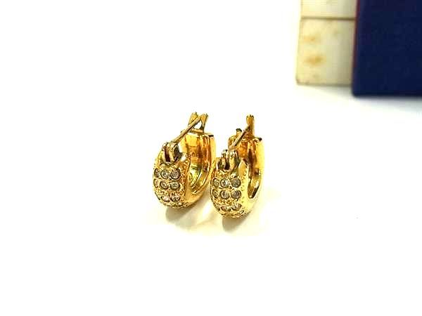 SWAROVSKI スワロフスキー ラインストーン ピアス アクセサリー レディース ゴールド系 DI5959