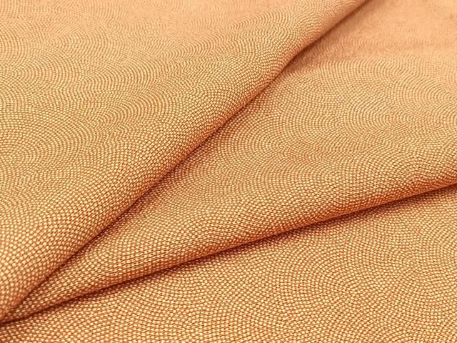 平和屋着物 江戸小紋 単衣 鮫小紋柄 洗える着物 AABC7497jh