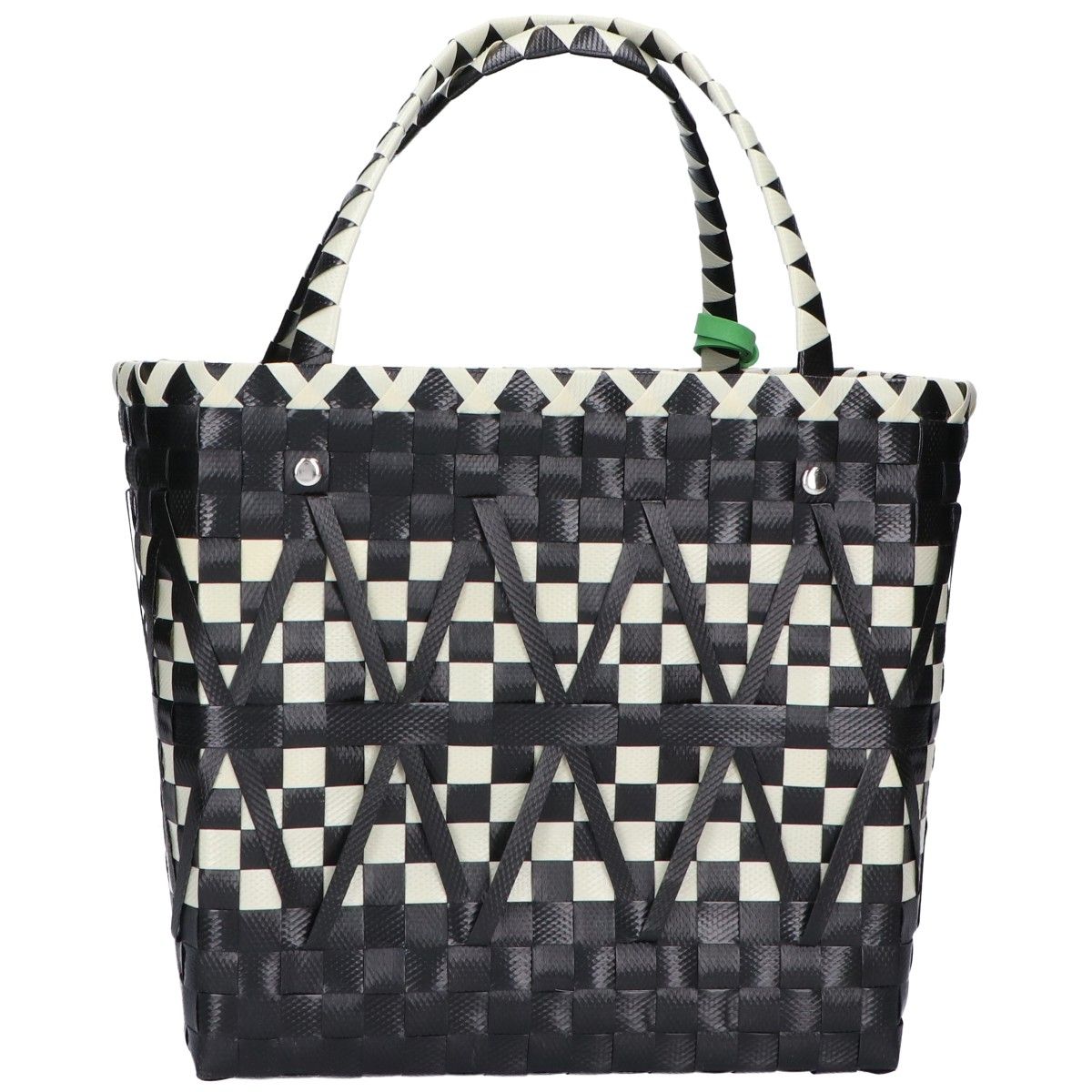 マルニ ステンシルバッグ 黒 バスケット 新品 本物 MARNI ピクニック