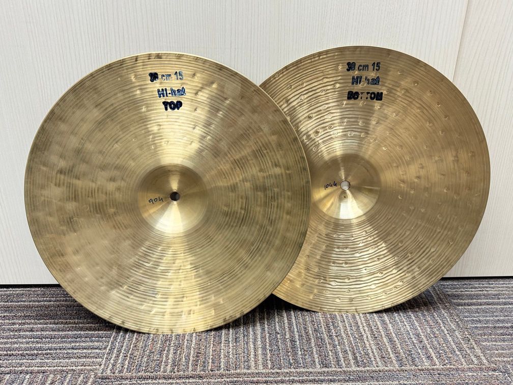 CUSTOM SHOP CANOPUS トルコ製ハンドハンマードシンバル 15インチ HHペア CSC-15HH