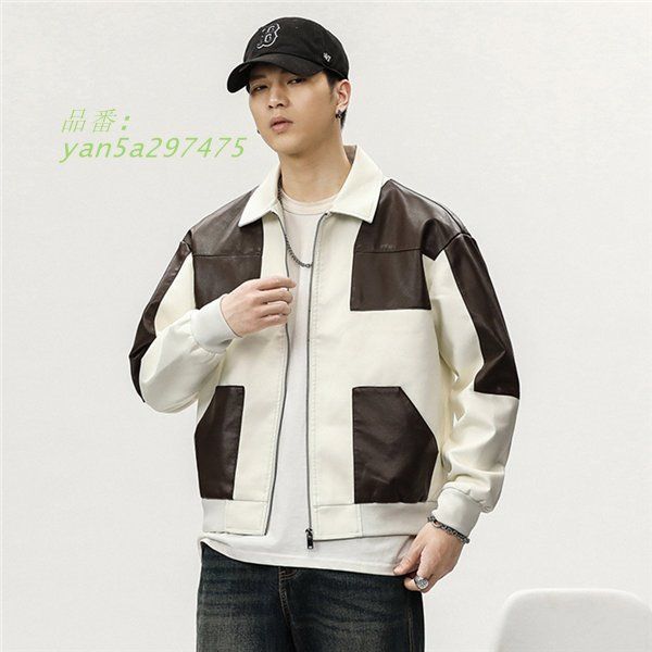 バイクジャケット PUレザージャケット