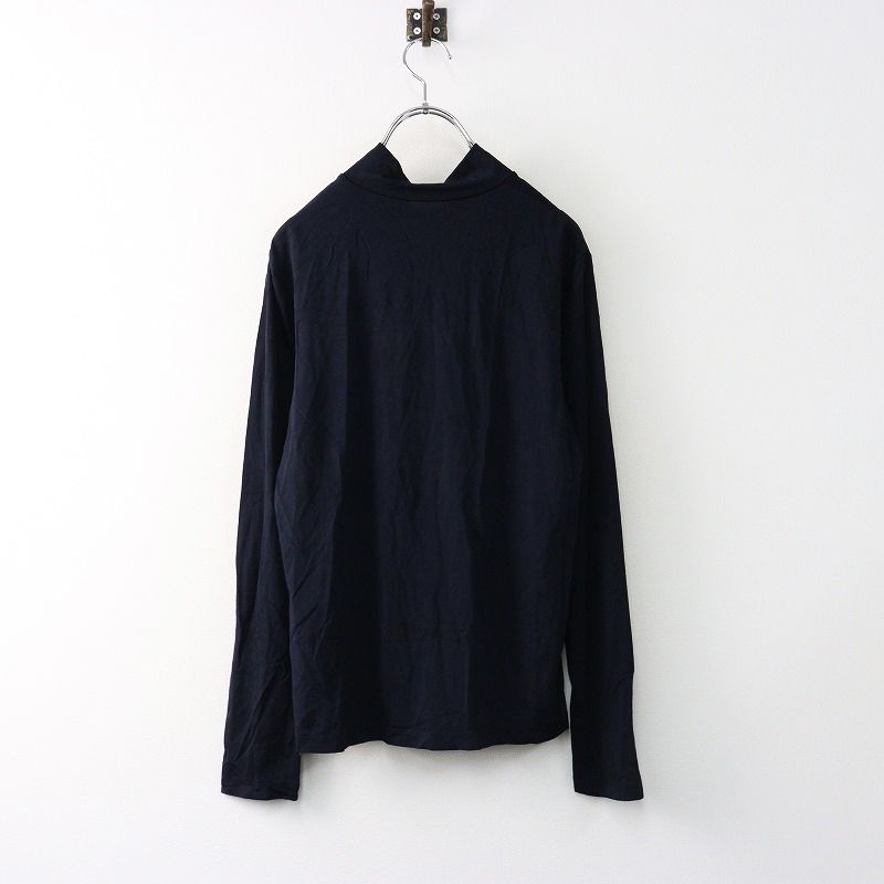ISSEY MIYAKE - イッセイミヤケ ホワイトレーベル ISSEY MIYAKE WHITE LABEL レーヨンエステル ハイネックストレッチカットソー 3 紺【2400014388121】 ISSEY MIYAKE - イッセイミヤケ ホワイトレーベル ISSEY MIYAKE
