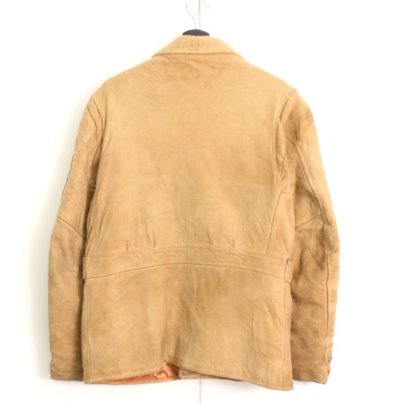 50s vintage ヌバック レザー スポーツジャケット メンズ Lサイズ相当