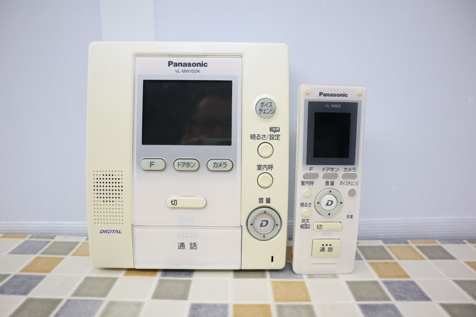 ◇住宅設備 ｜テレビ ドアホンモニター 子機｜Panasonic VL-MW102K VL-W600 インターホン｜動作未チェック ジャンク扱  50/60Hz□P3371 - メルカリ