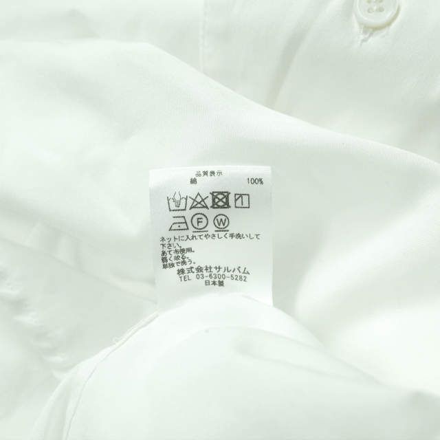 sulvam サルバム 22SS 日本製 Slash collar shirt スラッシュ