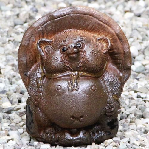 信楽焼 狸 5号 信楽焼たぬき 手づくりたぬき 縁起物タヌキ 陶器