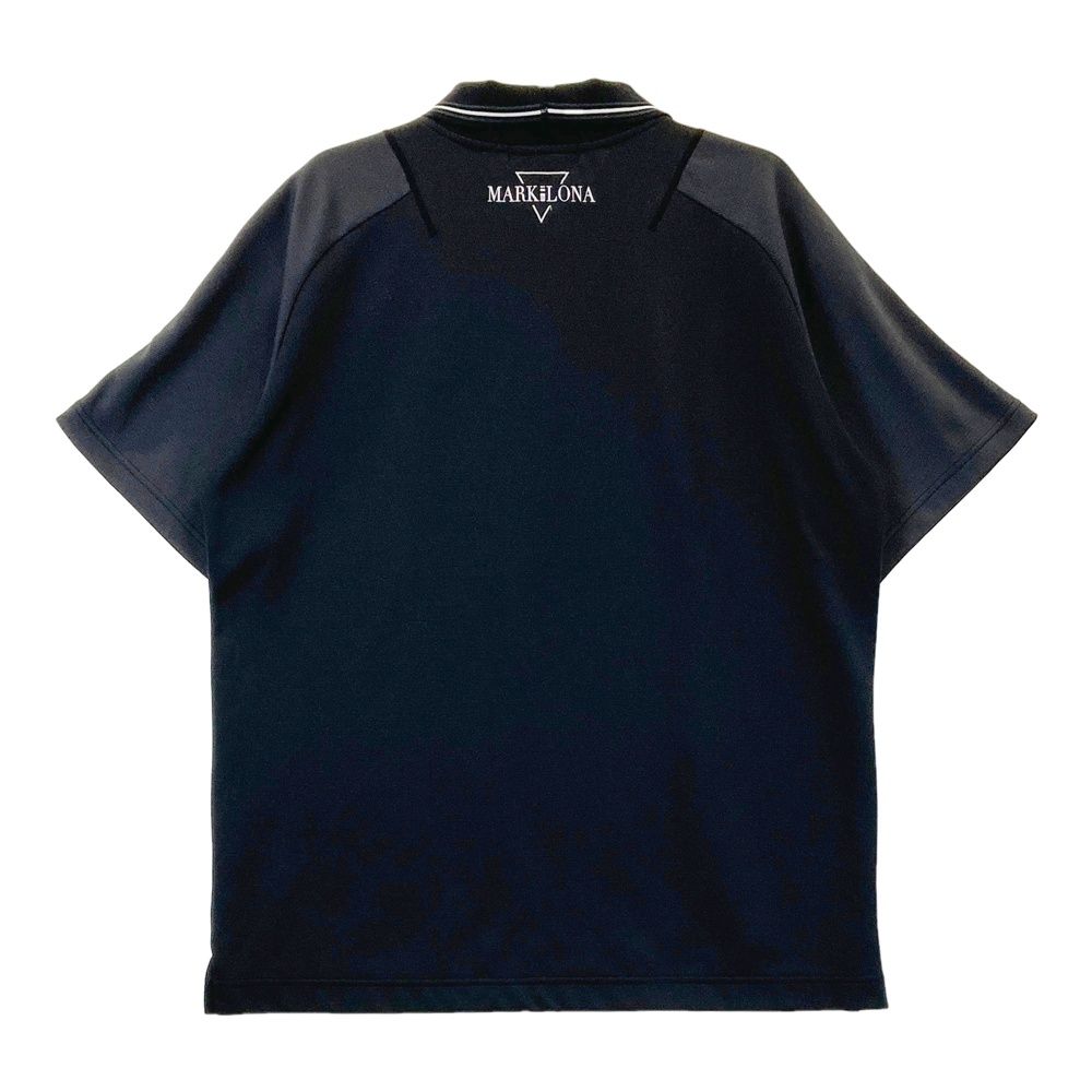 サイズ 50 MARK-LONA マークアンドロナ モデル 襟付き 半袖Tシャツ ブラック系 240101463941 ゴルフウェア メンズ ストスト