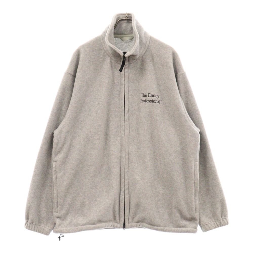 ENNOY (エンノイ) 23AW CITY FLEECE シティ フリース 刺繍ロゴ ジップ 