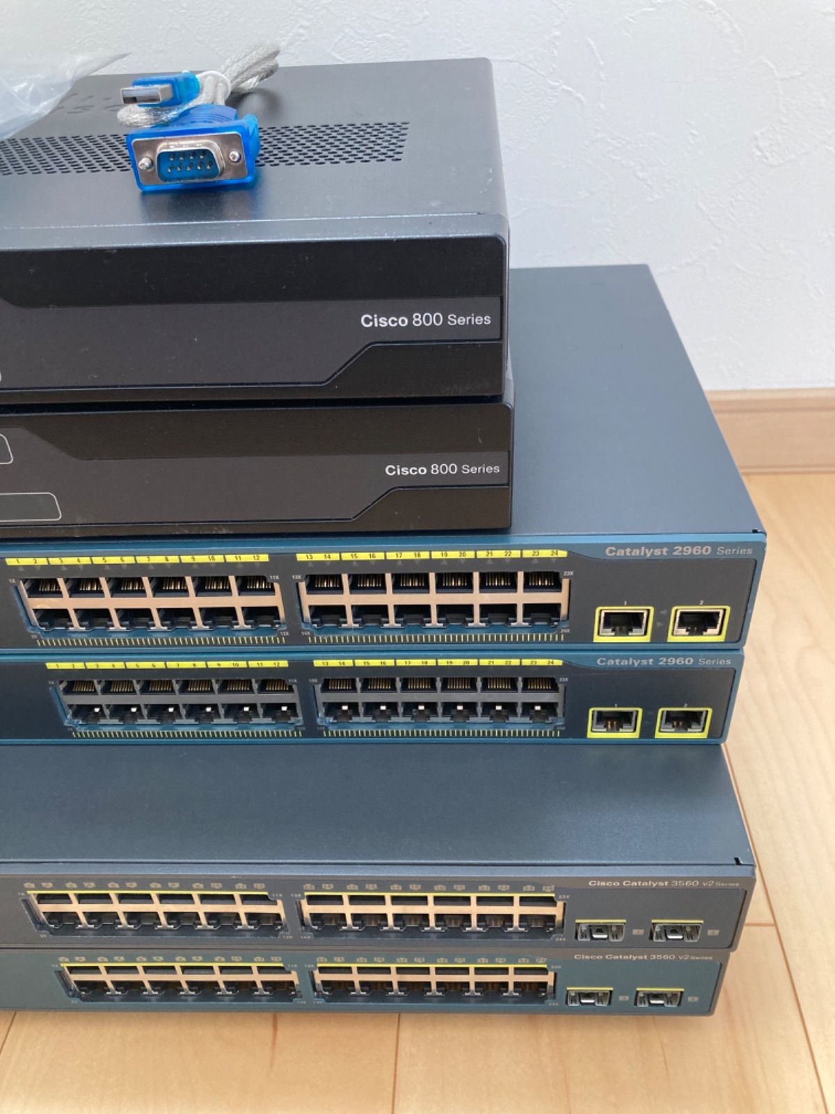 【CCNA、CCNP】2台Cisco  Catalyst  L3スイッチ3560PC/タブレット