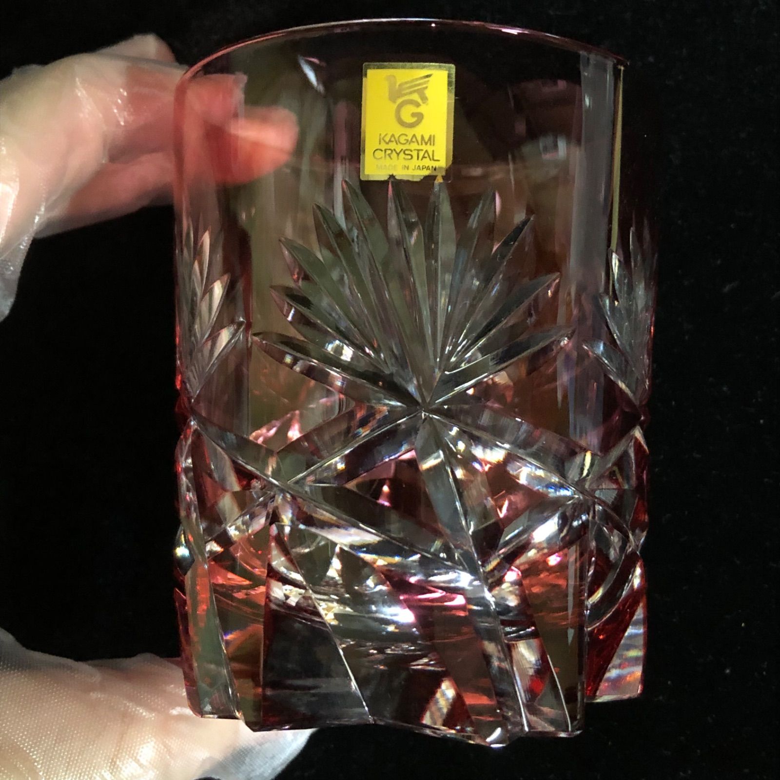 KAGAMI CRYSTAL カガミクリスタル サンクラール 切子グラス