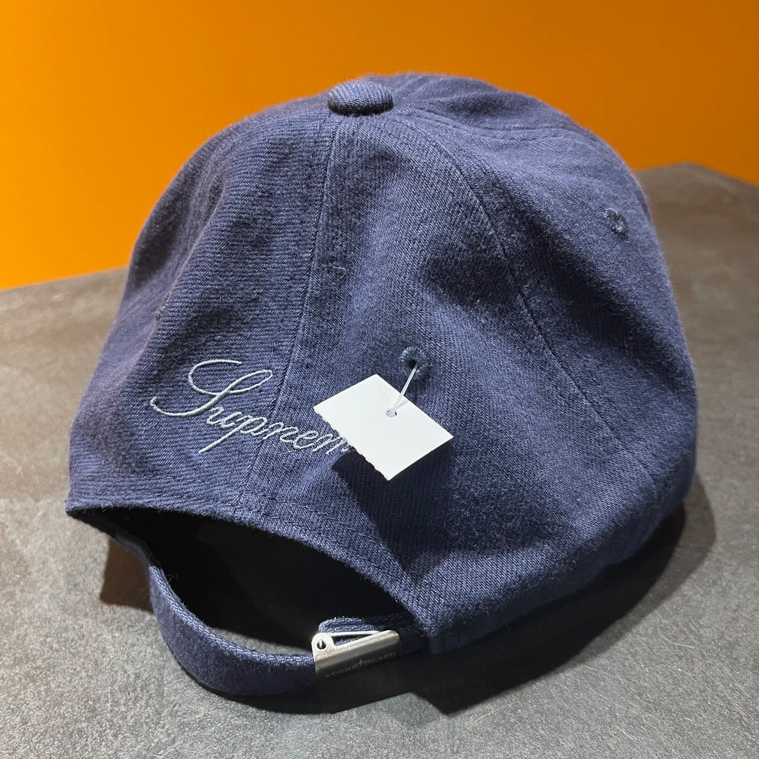 【ストーンアイランド×Supreme】コラボ　デニムキャップ STONE ISLAND Supreme × ストーンアイランド キャップ 23AW